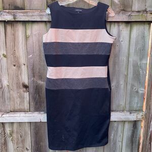 Voir Colorblock shift dress sz. 8